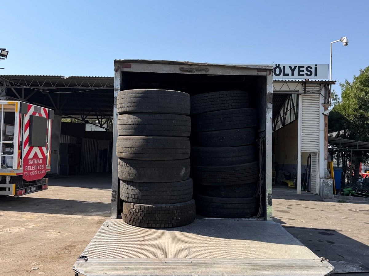 BATMAN’DA 758 TON ATIK LASTİK GERİ DÖNÜŞÜME KAZANDIRILDI