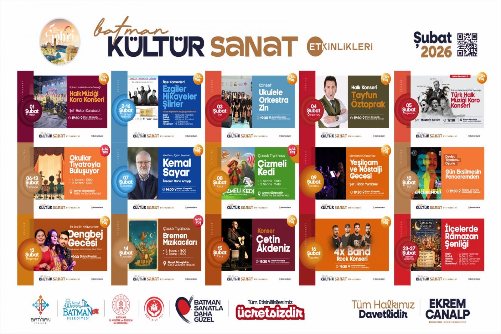 2026 YILININ KÜLTÜR VE SANAT MOTTOSU “BATMAN SANATLA DAHA GÜZEL”