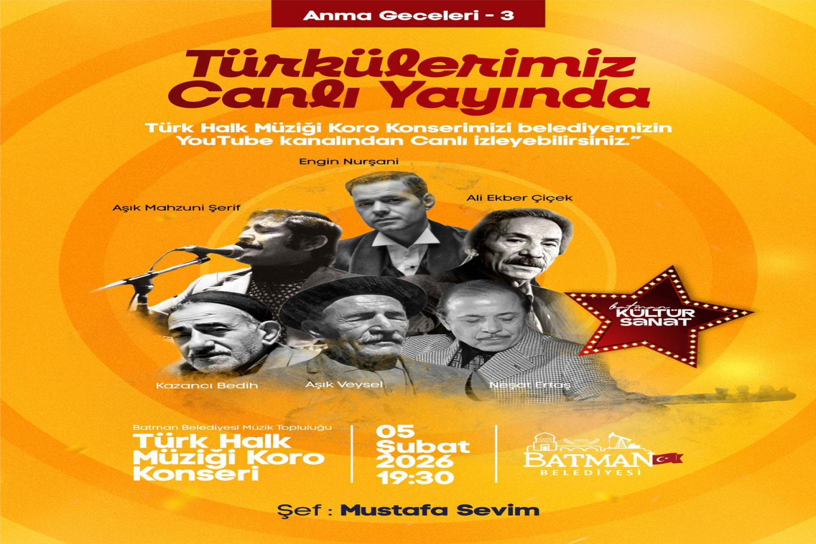 EZGİLERİMİZİN YOLUNDA, TÜRKÜLERİMİZLE…