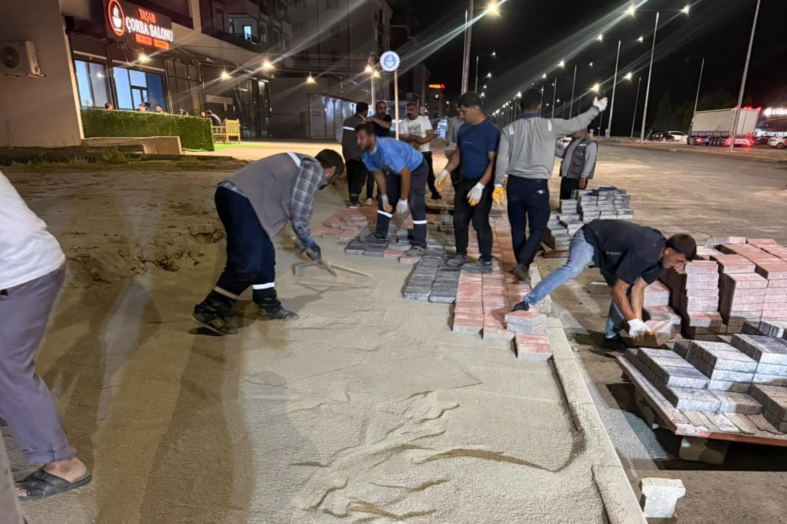 SICAK HAVALARA RAĞMEN HİZMET ARALIKSIZ SÜRÜYOR