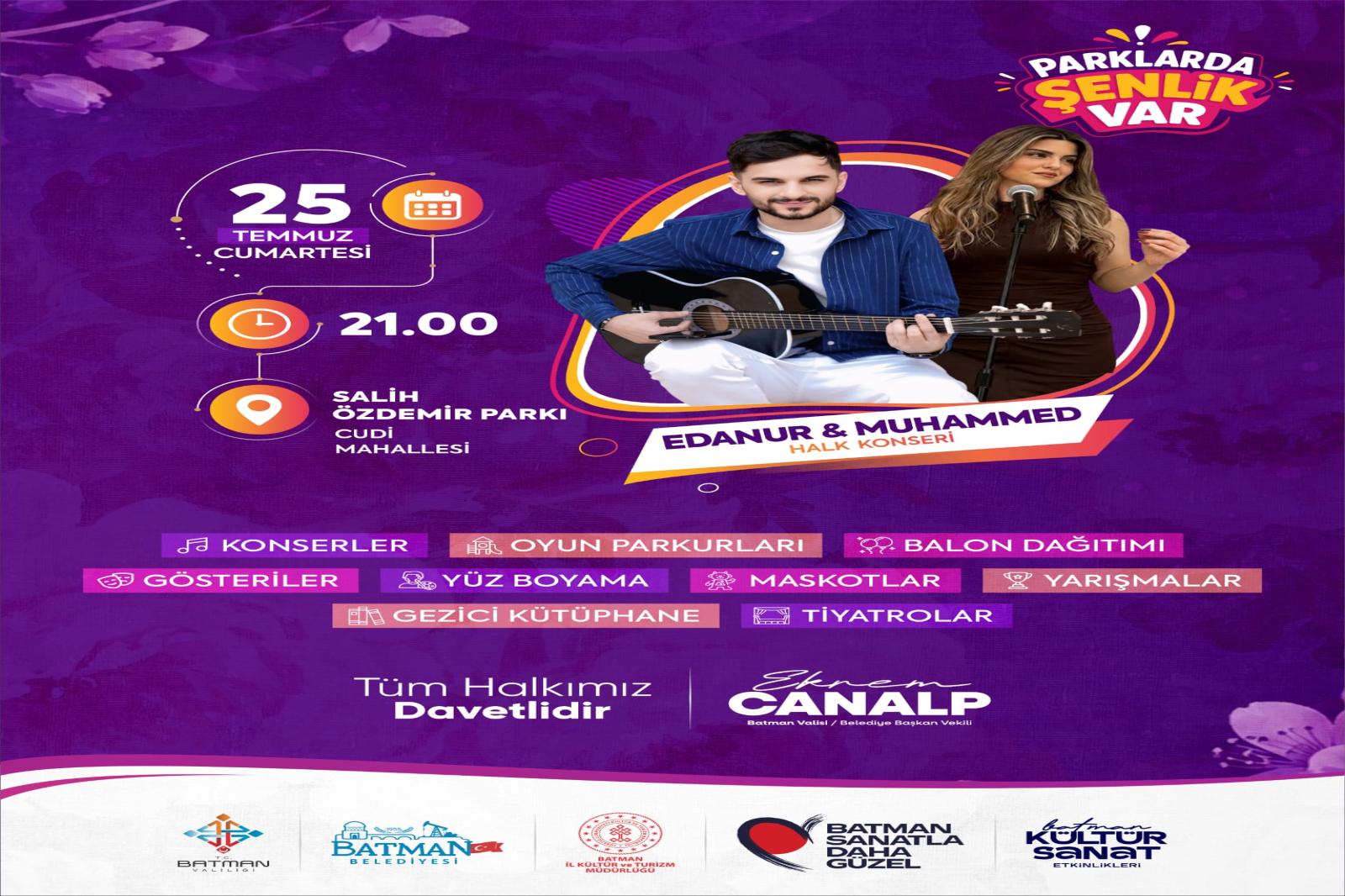 İki Açık Hava Park Konseriyle Müzik Dolu Hafta Sonu
