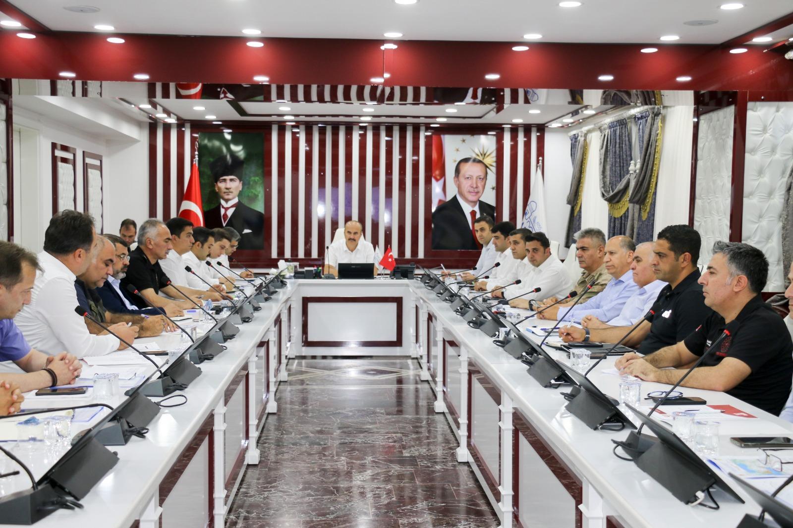 Orman Yangınları ile Mücadele Toplantısı Gerçekleştirildi
