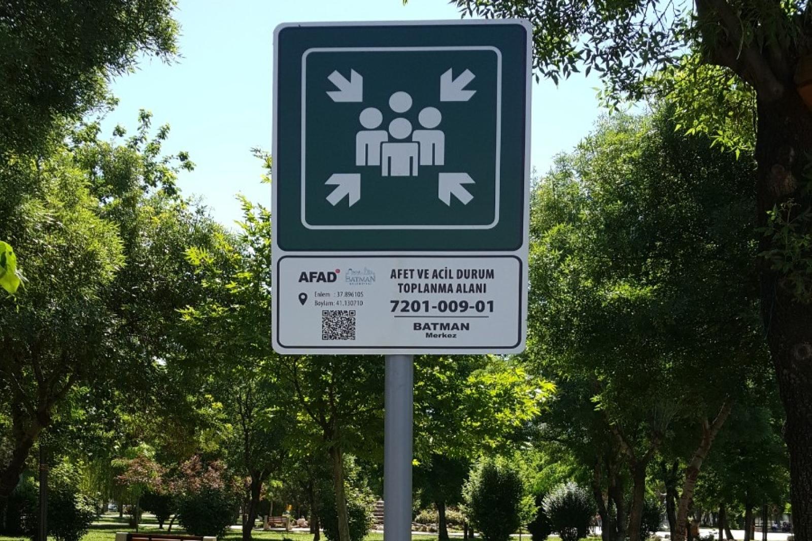 BATMAN’DA OLASI AFETLERE KARŞI TOPLANMA ALANLARI BELİRLENİYOR