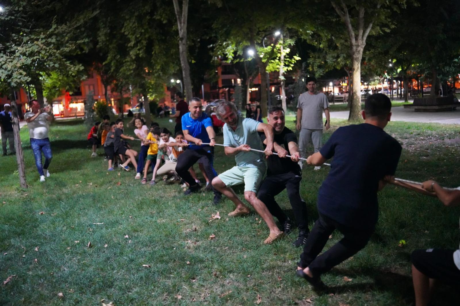 ÇOCUKLAR  SPOR VE EĞLENCENİN TADINI ÇIKARDI